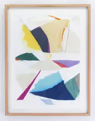Susan Crile, Triple Twist, lithograph in colors, 1979