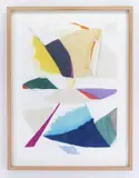 Susan Crile, Triple Twist, lithograph in colors, 1979