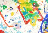 Untitled unique by Sam Francis, monotype with mixed media on paper, offered May 2025