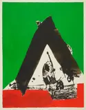Robert Motherwell, Untitled, silkscreen in colors, 1971, initialed and