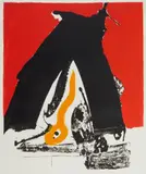 Robert Motherwell, Untitled, silkscreen in colors, 1971, initialed and