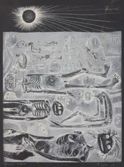 Mario Prassinos, Untitled, etching