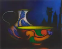 Moonlight in Venice mezzotint in colors by Laurent Schkolnyk, mezzotint, offered May 2025