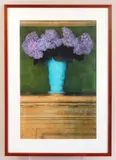 Gretchen O. Troibner, Untitled, lithograph with hand-coloring