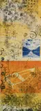 Cheryl Warrick, Peace Makes Plenty, etching, soft ground, white ground, drypoint in colors on chine colle, 2008