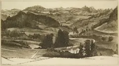 John Taylor Arms, God's Mirror, etching, 1944