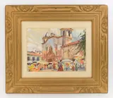 William S. Gisch, Market Scene