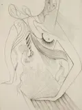 Ian Hugo, Mother of All, engraving, 1946