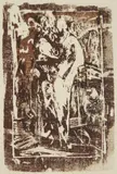 Albert Urban, Man and Woman, silkscreen in color, 1942