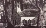 Lynd Ward, Historic Christ Church wood, engraving