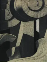 Met Gates II by Hugh Michael Kepets, aquatint in colors, 1984, offered Apr 2025