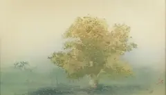 Kaiko Moti, Summer Afternoon, etching in colors