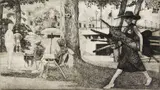 Grant Silverstein, Before the Fireworks, etching, 1989