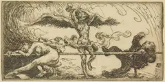 Liberation from Inertia by Grant Silverstein, etching, offered Apr 2025