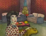 Terry P. Speer, Our Modern Home, etching in color