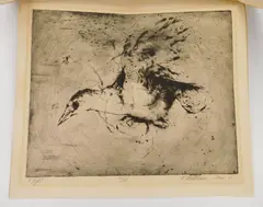 Ralph Woehrman, Flight etchings, etching