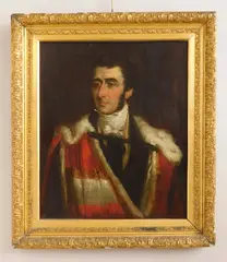 Portrait of Archibald Kennedy, 1st Marquess Ailsa by William Owen, oil on canvas (relined), offered Mar 2025