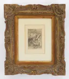 Pierre A. Renoir, Chapeau Epingle, etching, 1894, posthumous printing