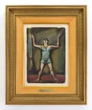 Georges Rouault, Le Jongleur, aquatint in colors, 1930 from portfolio Cirque