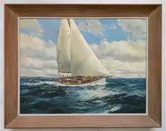 Jack L. Gray, Sea Breeze Off Shore Breeze, oil on canvas
