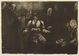 George Bellows, Electrocution, lithograph, 1917, estate