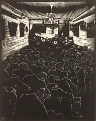 Eli Jacobi, Salvation wood, engraving