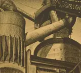 William S. Gisch, Funnels of Industry, lithograph, 1936