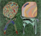 Marvin Jones, Solon Series, oil on panel