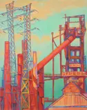 Phyllis Seltzer, Elevation, oil on canvas, 1995