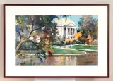 Michael D. Prunty, Untitled (Severance Hall), watercolor on paper