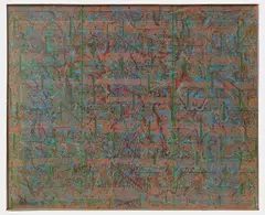 David Haberman, Untitled, oil on canvas, 1975
