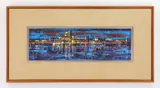 Richard Florsheim, Big Town wax and, oil on Masonite