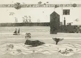 John Lochtefeld, The Breakwater, etching