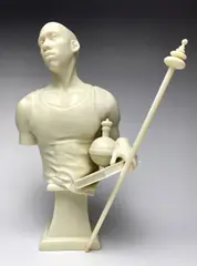 Kehinde Wiley, St. Francis of Adelaide cast, marble dust and resin, 2006