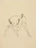 Renée Sintenis, Young Foal, etching