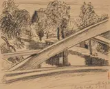 Oscar Florianus Bluemner, drawing, crayon