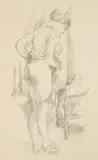 Alexander Brook, Garter Troubles, lithograph