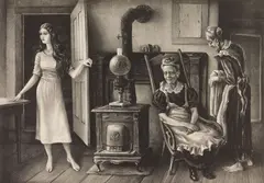 John de Martelly, For the Love of Barbara Allen, lithograph, 1942