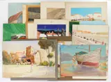 Don Dougherty, Ctyscapes; Landscapes; Studies & Portraits 18 mixed medias on paper, mixed media on paper