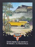 Don Dougherty, Stutz Motor Company, gouache on board