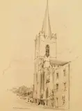 Ralph Fanning, St. Patrick's, pencil on paper