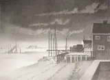William Behnken, A Welcome Light, 1987, lithograph