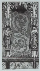 John Taylor Arms, Detail of Choir Stalls, Saint Cecilia, Albi, 1938, etching