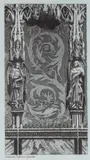 John Taylor Arms, Detail of Choir Stalls, Saint Cecilia, Albi, 1938, etching