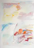Untitled by Helen Taylor Suhr, oil on canvas abstract, offered Mar 2025