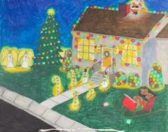 Hollis Sigler, Constantly Searching for a Sense of Wonder, 1993, oil pastel
