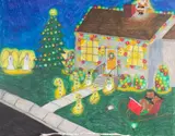 Hollis Sigler, Constantly Searching for a Sense of Wonder, 1993, oil pastel