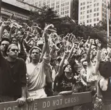 Bruce Cratsley, Moment of Silence, Library Steps, 1990, photograph