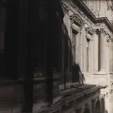 Bruce Cratsley, Hidden Statue, Louvre, Paris, 1980, photograph