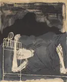 Ben Shahn, Screams of Women in Labor, lithograph